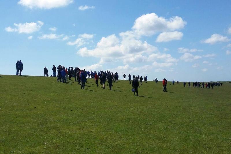 Boßeln am Deich | © Tourismus und Stadtmarketing Husum GmbH