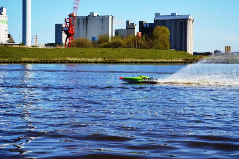 Husumer Schiffsmodell aus dem Wasser | © SMC-Husum