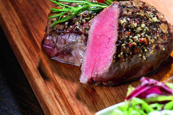 Frisches Steak aus der Region