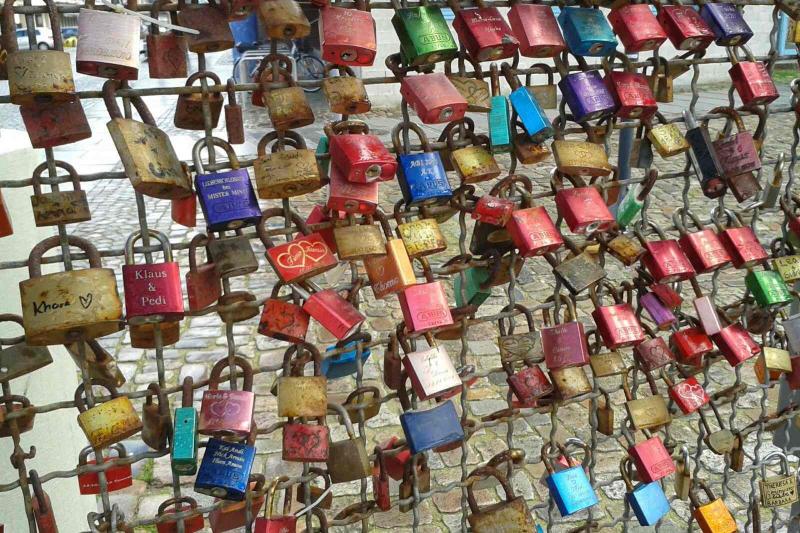 Liebesschlösser am Husumer Hafen | © Tourismus und Stadtmarketing Husum GmbH