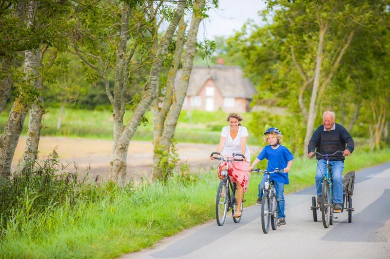Fahrradtour in der Husumer Bucht | © Foto Oliver Franke