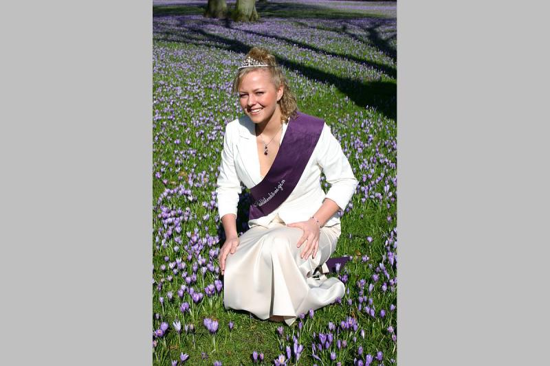 2006: Krokusblütenkönigin Christin | © Archiv TSMH