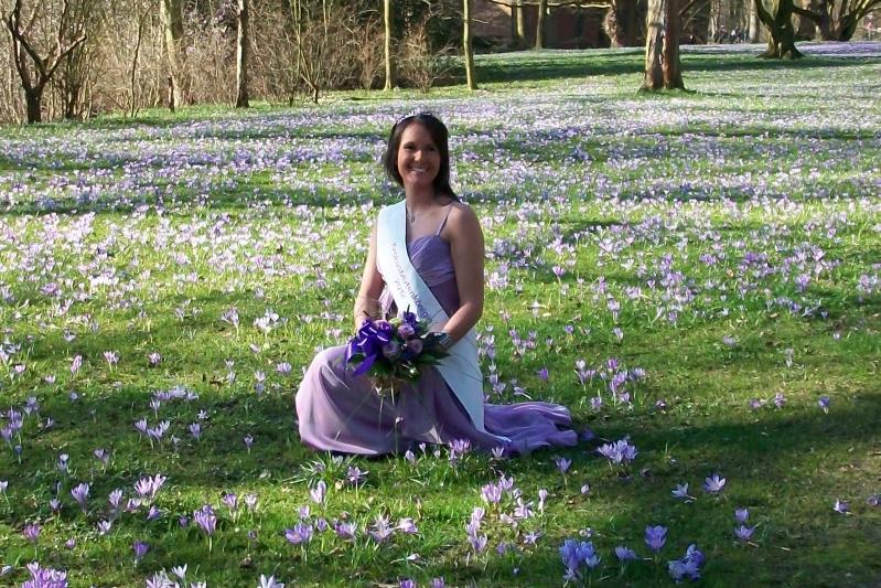 2012: Krokusblütenkönigin Sandra | © Tourismus und Stadtmarketing Husum GmbH