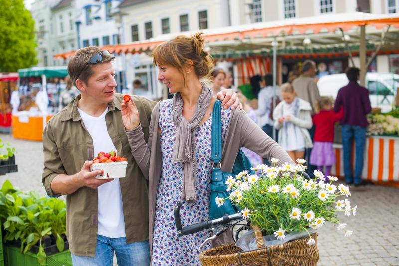 Frisches Obst vom Wochenmarkt | © Foto Oliver Franke