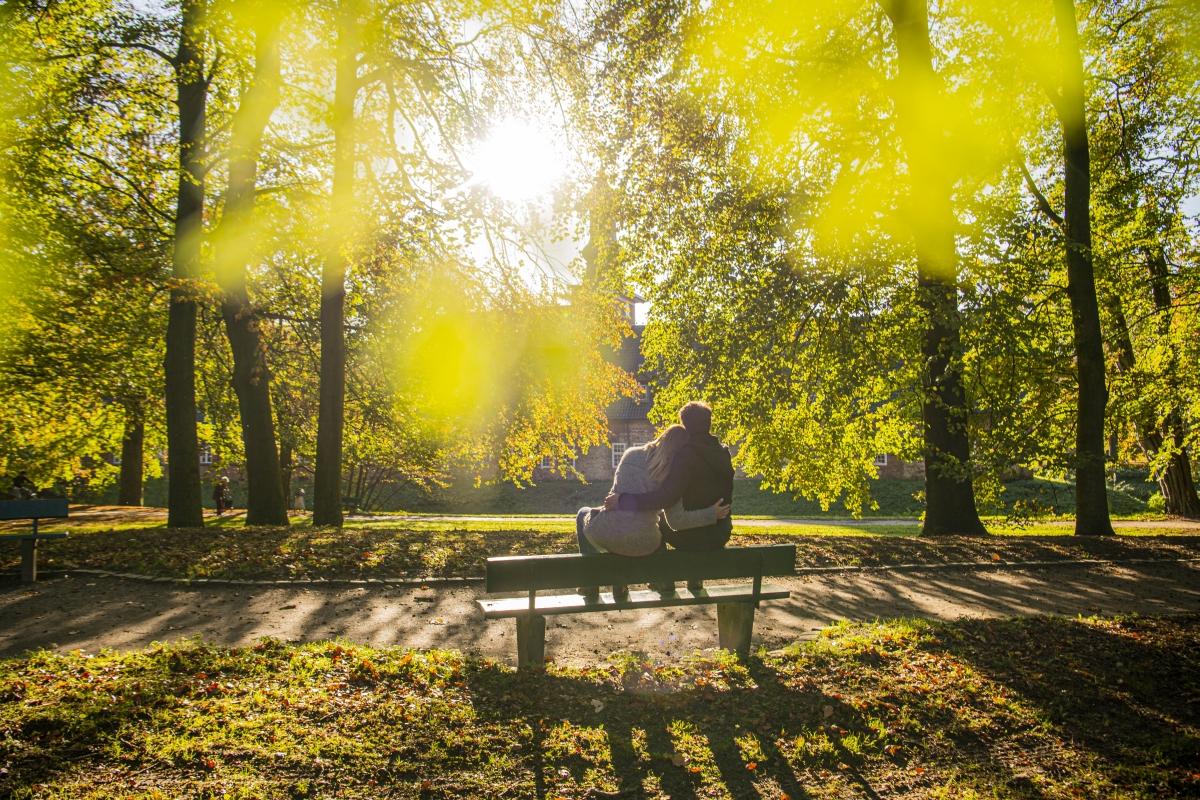 Verliebtes Pärchen in Husum