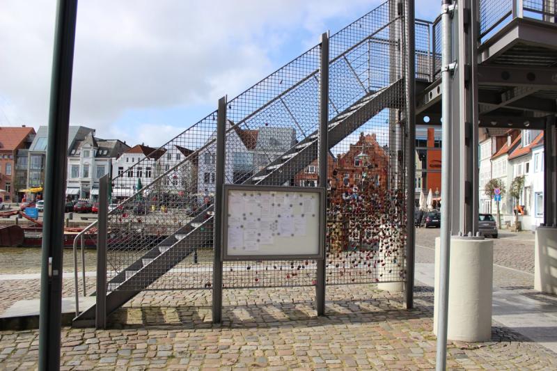 Liebesschlösser am Husumer Hafen | © Tourismus und Stadtmarketing Husum GmbH