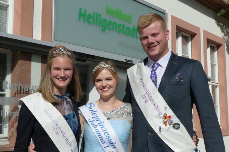 Husumer Krokusmajestäten zu Besuch in der Partnerstadt Heilbad Heiligenstadt | © Tourismus und Stadtmarketing Husum GmbH