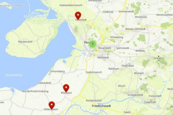 Wo kann ich mich in der Region Husum testen lassen?