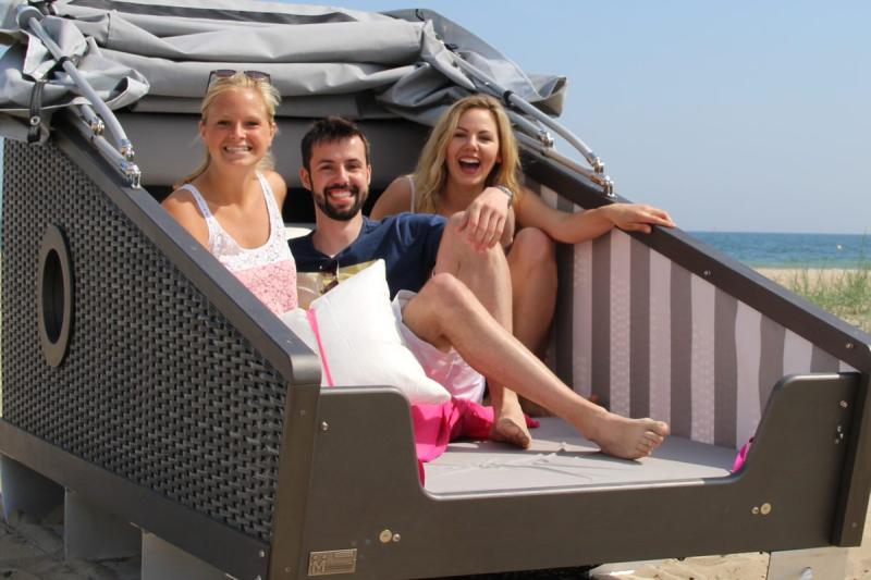Weltneuheit: Schlafstrandkorb | © TASH