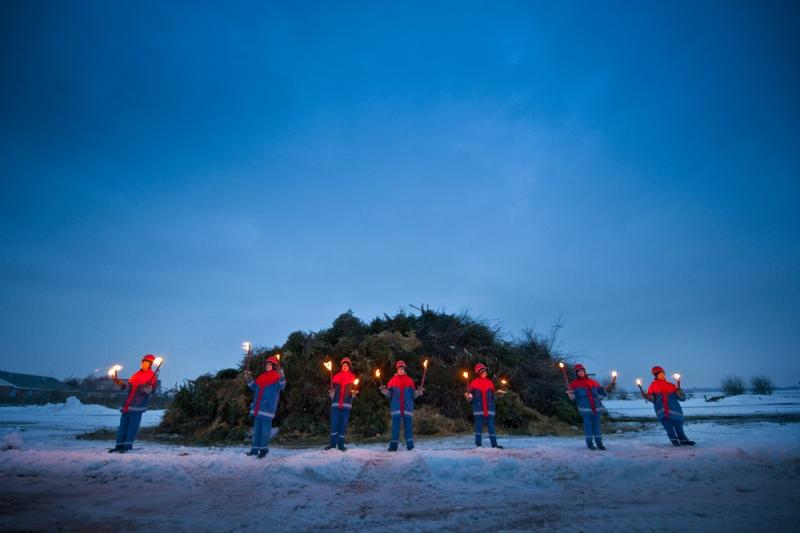 Biikefeuer in Husum | © Foto Oliver Franke