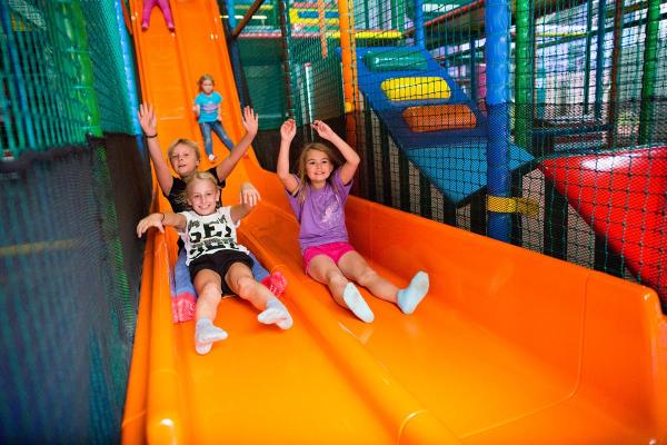 Rutschen im Fun Center