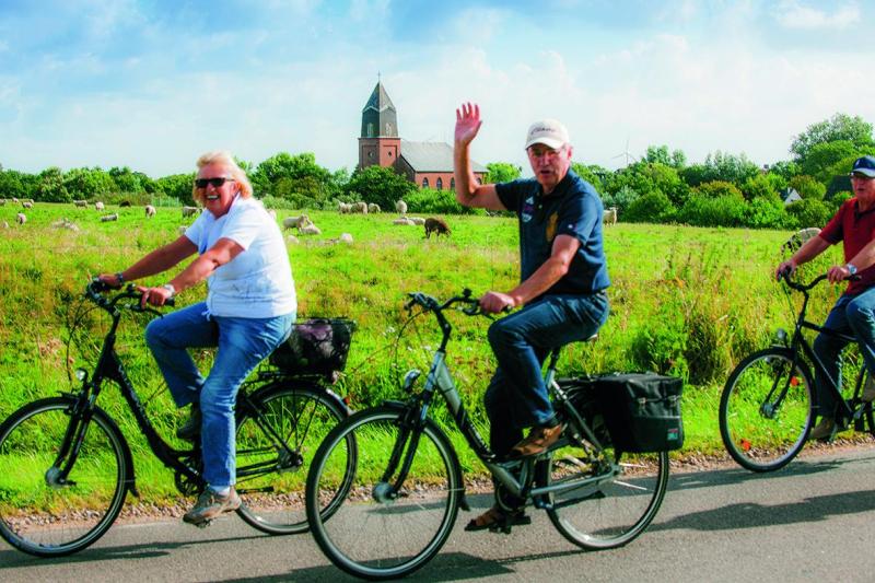 Radfahren in der Husumer Bucht | © Foto Oliver Franke