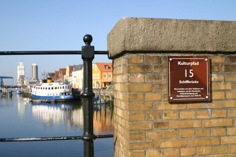 Kulturpfad-Station am Hafen | ©  Tourismus und Stadtmarketing Husum GmbH
