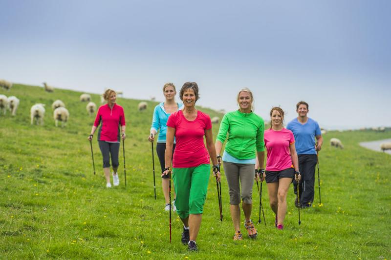 Nordic Walking am Deich | © Foto Oliver Franke