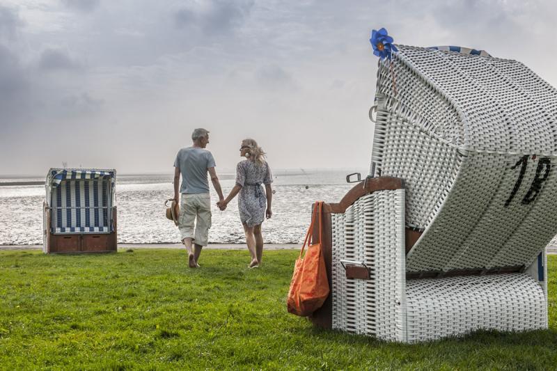 Strand-Spaziergang, Husum Dockkoog | © Foto Oliver Franke