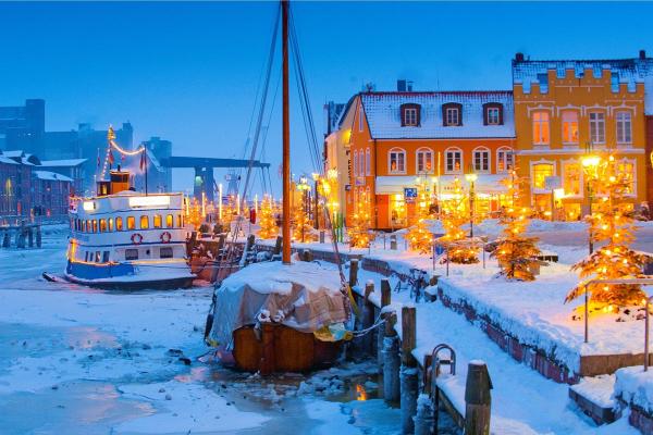 Advent in Husum, Hafen