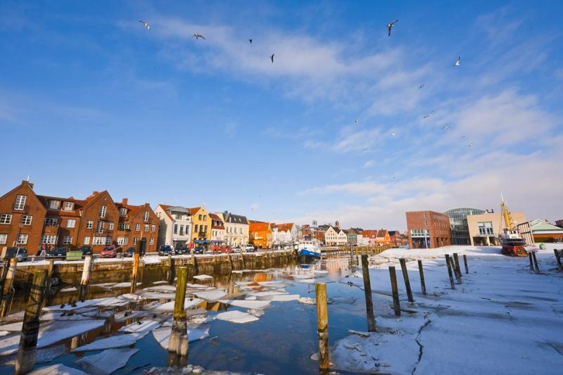Eis und Schnee am Hafen | © Foto Oliver Franke