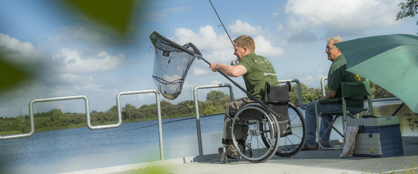 Handicap-Angelplatz in der Husumer Bucht