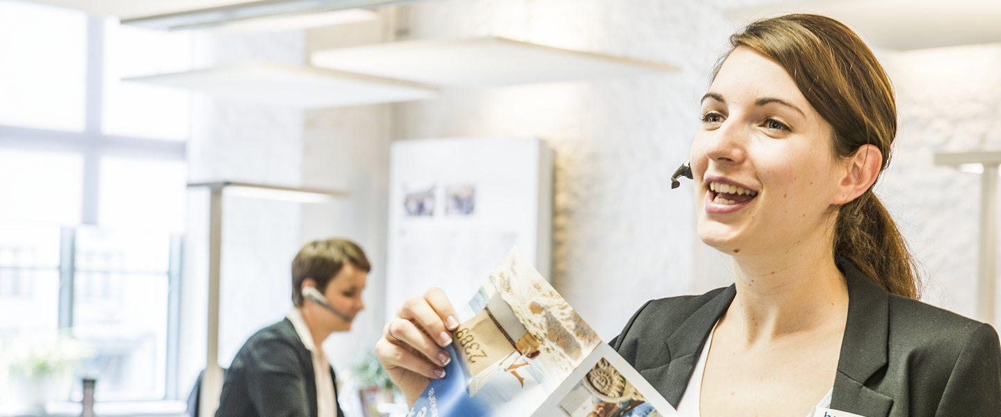 In der Tourist Information Husum